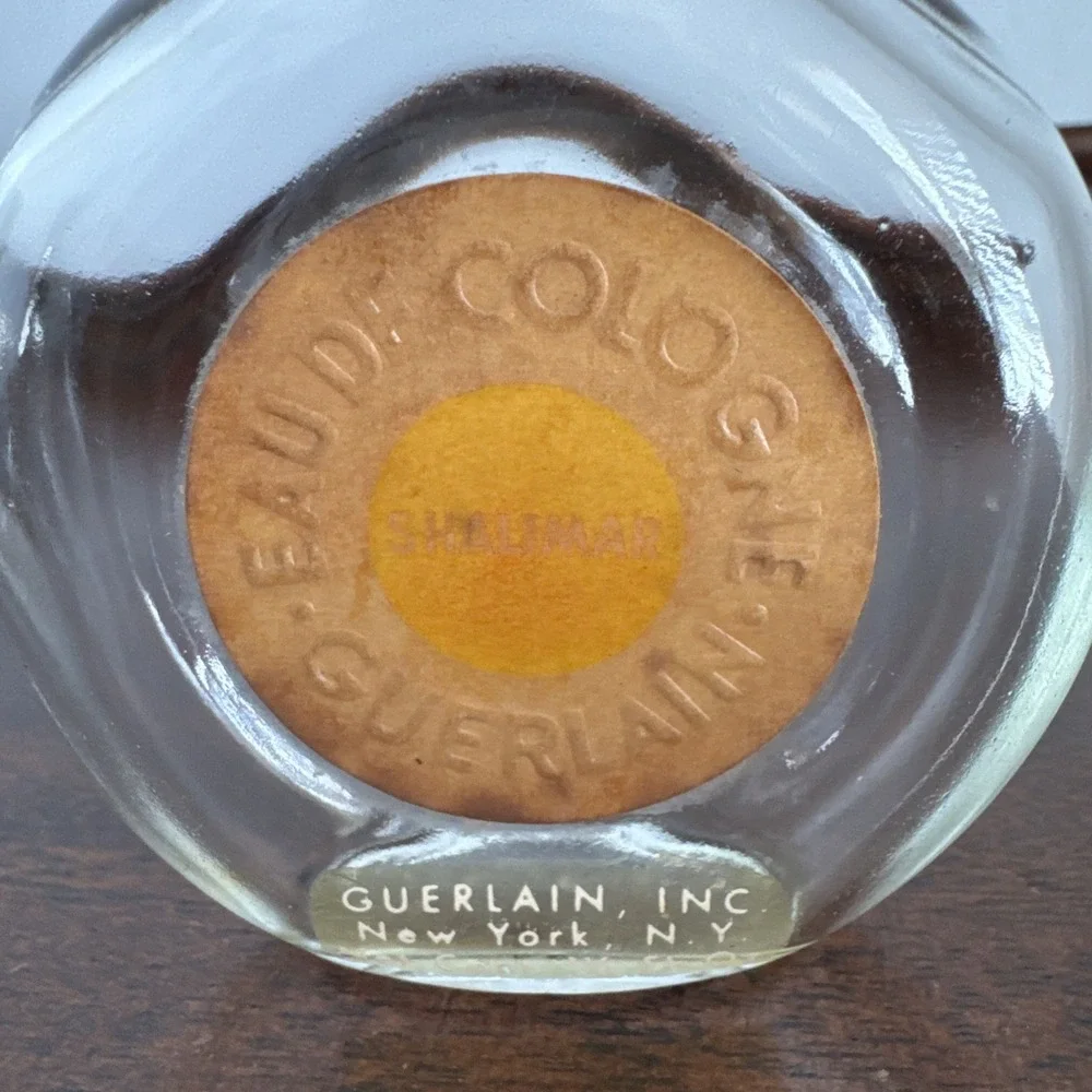 3 Vintage Guerlain Shalimar Eau de Champs Cologne Bottle Made In France Lot